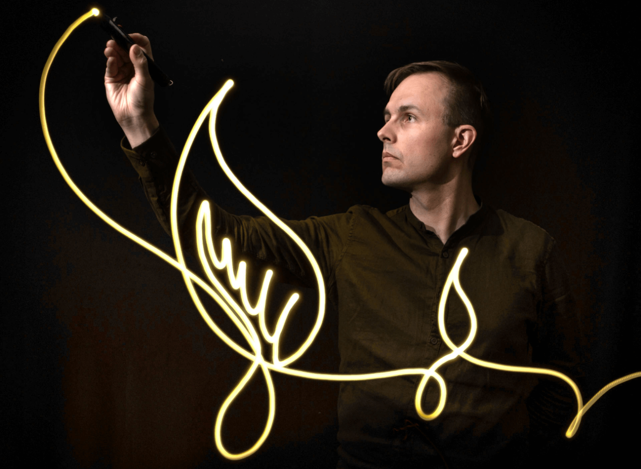 CIDP Beacons light art finale.