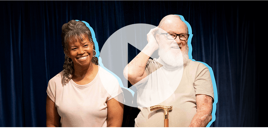 Two Shine Makers sitting together smiling 