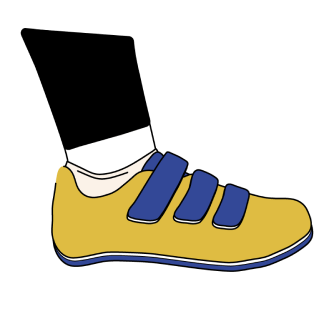 Velcro® sneakers.